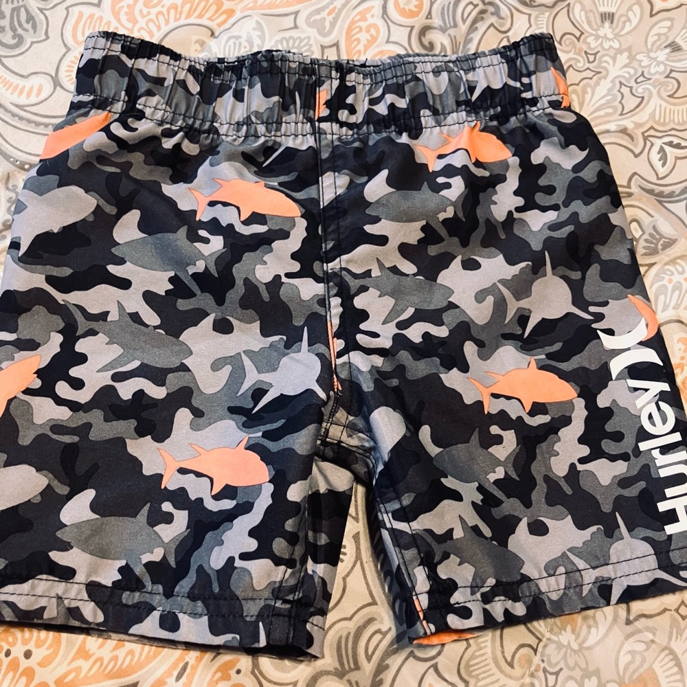 3T Hurley Toddler Boy Swim Trunks